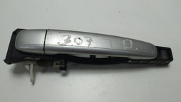 MAÇANETA TRASEIRA ESQUERDA PEUGEOT 307 2010 *883 CX015 PRATEADO