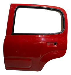 PORTA TRASEIRA ESQUERDA FIAT UNO VIVACE 2017 TRASEIRO VERMELHO