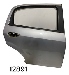 Porta Traseira Direita Fiat Punto 2008/17 Traseiro Prateado
