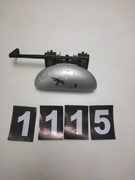 Maçaneta Dianteira Direita Peugeot 206 *1115 Cx020 Prateado