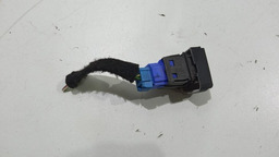 BOTÃO PISCA ALERTA PEUGEOT 208 2015 96750916ZD *5581 CX109 AZUL E PRETO