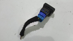 BOTÃO PISCA ALERTA PEUGEOT 208 2015 96750916ZD *5581 CX109 AZUL E PRETO