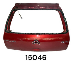 Tampa Traseira Citroen C4 2008 A 2013 15046 Vermelho