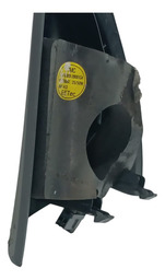 MOLDURA INTERNO RETROVISOR DIREITO SANTA FÉ 2007 2008 2012 PRETO