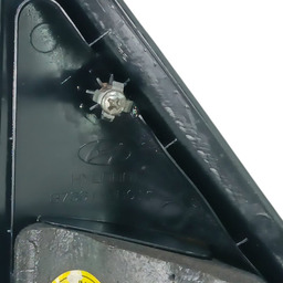 MOLDURA INTERNO RETROVISOR DIREITO SANTA FÉ 2007 2008 2012 PRETO