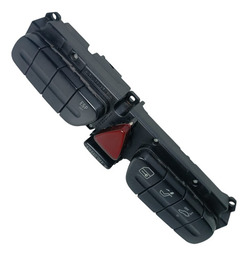 Botão Pisca Alerta Trava Destrava Mercedes C180 2000 2002 Preto