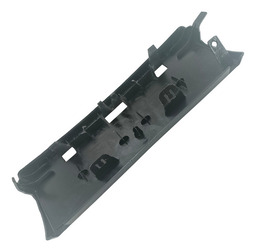 SUPORTE DE PLACA PEUGEOT 207 2009 2010 2011 2012 A 2014 PRETO