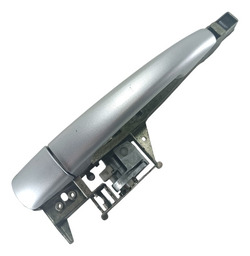 MAÇANETA EXTERNA PORTA TRASEIRA LADO ESQ PEUGEOT 208 2013 19 PRATEADO TRASEIRA