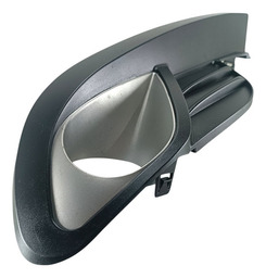MOLDURA FAROL MILHA FIAT GRAN SIENA 12/20 DIREITO PARALELO PRETO DIREITO