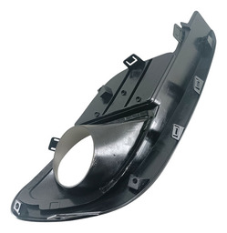 MOLDURA FAROL MILHA FIAT GRAN SIENA 12/20 DIREITO PARALELO PRETO DIREITO