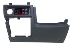 MOLDURA INFERIOR PAINEL CITROEN XSARA PICASSO 2006 2007 2008 CINZA