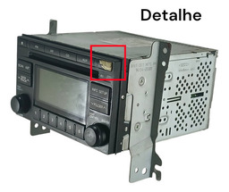 RÁDIO CD MP3 HYUNDAI TUCSON 2004 A 2016 PRETO