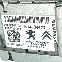 RÁDIO CD MP3 PLAYER PEUGEOT 307 2007 A 2012