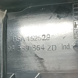 MOLDURA PAINEL CENTRAL C/DIFUSOR AR PEUGEOT 208 2008 2014 20
