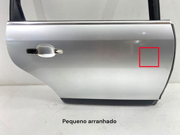 PORTA TRASEIRA DIREITA CITROEN C4 PALLAS 2008 2009 A 2012 DIREITO PRATEADO