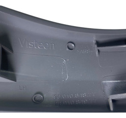 ACABAMENTO PUXADOR PORTA TRAS ESQUERDA PEUGEOT 208 2014 2020 PRETO