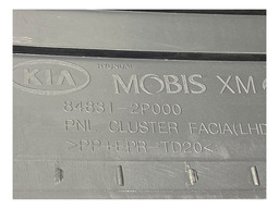MOLDURA PAINEL INSTRUMENTOS KIA SORENTO 2.4 2012 A 2013 2014 PRETO