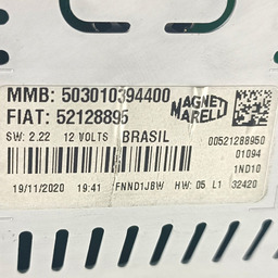 PAINEL DE INSTRUMENTOS VELOCÍMETRO FIAT MOBI 2020 A 2021