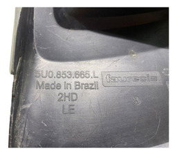 MOLDURA FAROL MILHA ESQ SAVEIRO GOL 2013 2014 2015 2016 PRETO