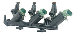 FLAUTA COMBUSTIVEL BICO INJETOR VW UP 1.0 3CC 2014 A 2021