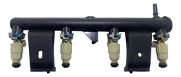 FLAUTA COM BICO INJETOR PEUGEOT 206 307 1.6 2001 A 2009