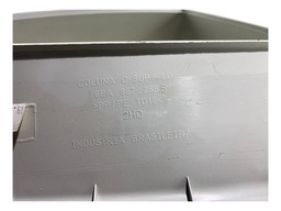 MOLDURA COLUNA TRASEIRA DIREITA VW POLO 2018 2019 2020 A 24 CINZA