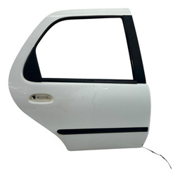 Porta Traseira Direita Fiat Palio Weekend 2001 2002 A 2006 Direito Branco
