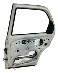 PORTA TRASEIRA DIREITA FIAT PALIO WEEKEND 2001 2002 A 2006 DIREITO BRANCO