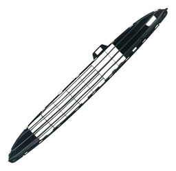 Grade Parachoque Dianteiro Peugeot 206 1999 2000 2001 A 2004 Preto Plástico