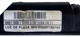 LUZ PLACA FIAT PULSE FASTBACK ABARTH  1.3 2024 2025 4CC