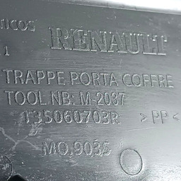 MOLDURA INTERNA TAMPA PORTA MALAS LOGAN 2014 2015 A 2021 PRETO