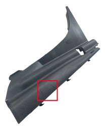 ACABAMENTO BANCO TRASEIRO ESQUERDO ETIOS SEDAN 2012 A 2019 PRETO