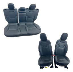 Jogo Banco Traseiro Dianteiro Jeep Compass 2015 A 2024 Preto