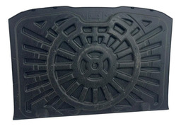TAMPÃO ESTEPE PORTA MALAS FORD EDGE 2013 2014 2015 PRETO