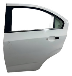 Porta Traseira Esquerda Gm Sonic 2012 A 2014 Sedan Branco