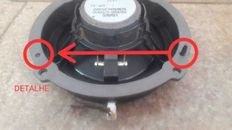 ALTO FALANTE DIANTEIRA L.D HYUNDAI CRETA 17 A 20 COM DETALHE PRETO