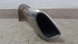 PONTEIRA ESCAPAMENTO PORSCHE CAYENNE 2005 A 2009 ORIGINAL PRATEADO