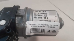 MAQUINA LIMPADOR PARABRISA TOYOTA ETIOS 2017 