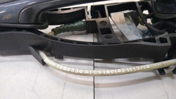 MAÇANETA DA PORTA TRASEIRA DIREITO BMW 320I 2014 CINZA-ESCURO