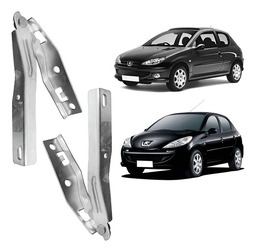 Par Dobradiça Braço Capo Peugeot 206 207 Todos