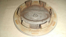 CALOTA CENTRAL RODA LAND ROVER EVOQUE 2012 2013 (1) PRATEADO