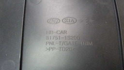 MOLDURA TAMPA TRASEIRA HYUNDAI HB20 1.0 2018 2019 2020 2021