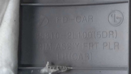 MOLDURA COLUNA PARABRISA D. E. HYUNDAI I30 2.0 2011