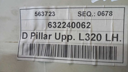 MOLDURA COLUNA CENTRAL SUP. E. RANGE ROVER SPORT 2006 2007