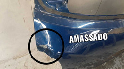 TAMPA TRASEIRA MINI COOPER S 2016 COM DETALHE AZUL