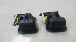 PAR GANCHOS TAMPA TRASEIRA BMW X6 XDRIVE 4.4 V8 2009 2010