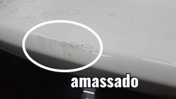 TAMPA TRASEIRA FORD KA 2015 2016 BRANCO