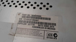TELA MULTIMÍDIA DODGE JOURNEY 2014 2015 PRETO