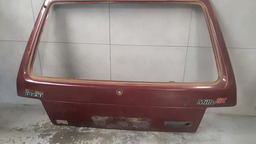 Tampa Traseira Fiat Uno 1993 A 1998 Vermelho