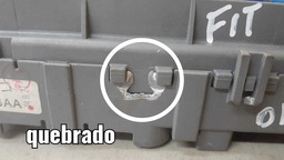 CAIXA FUSÍVEL HONDA FIT 1.4 2004 COM DETALHE